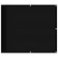 altanafskærmning 90x1000 cm 100 % polyester sort