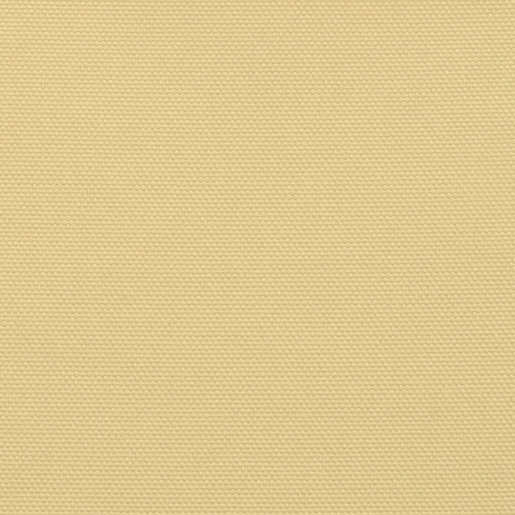 solsejl 2,5x2 m 100 % polyesterstof sandfarvet