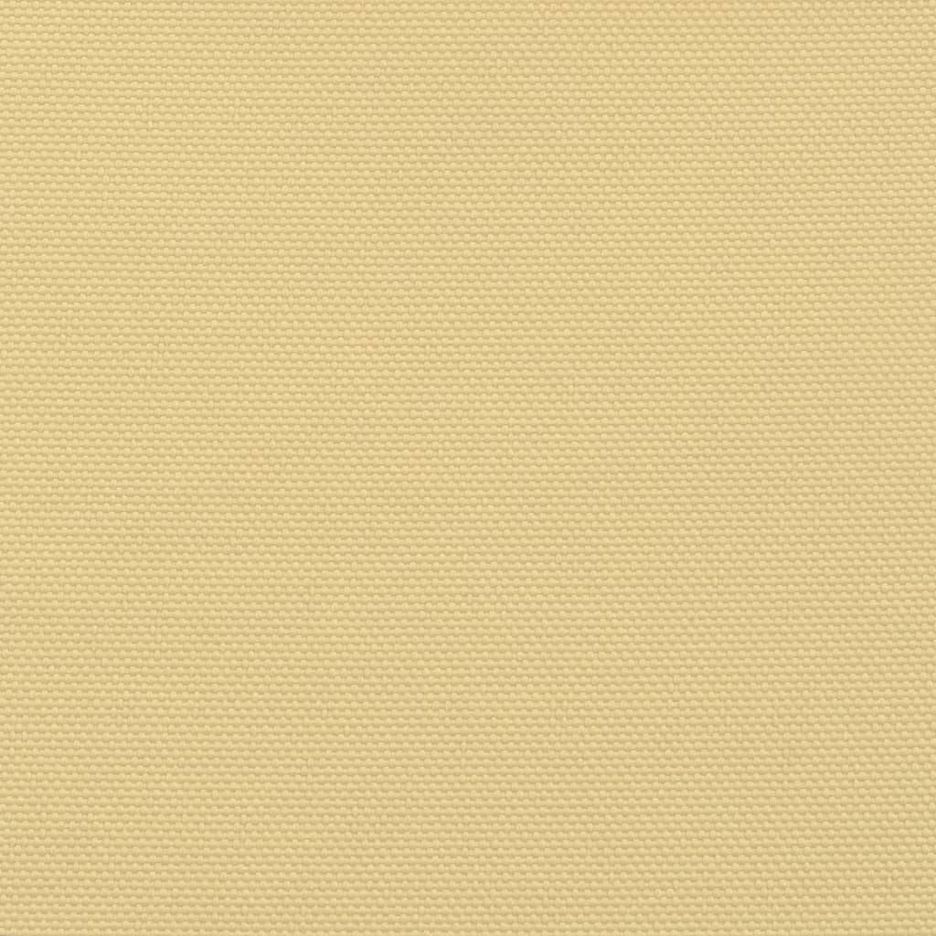 solsejl 7x4 m 100 % polyesterstof sandfarvet