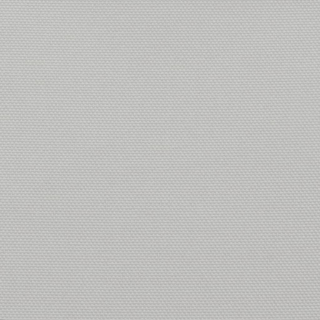 solsejl 7x5x5 m 100 % polyesterstof lysegrå