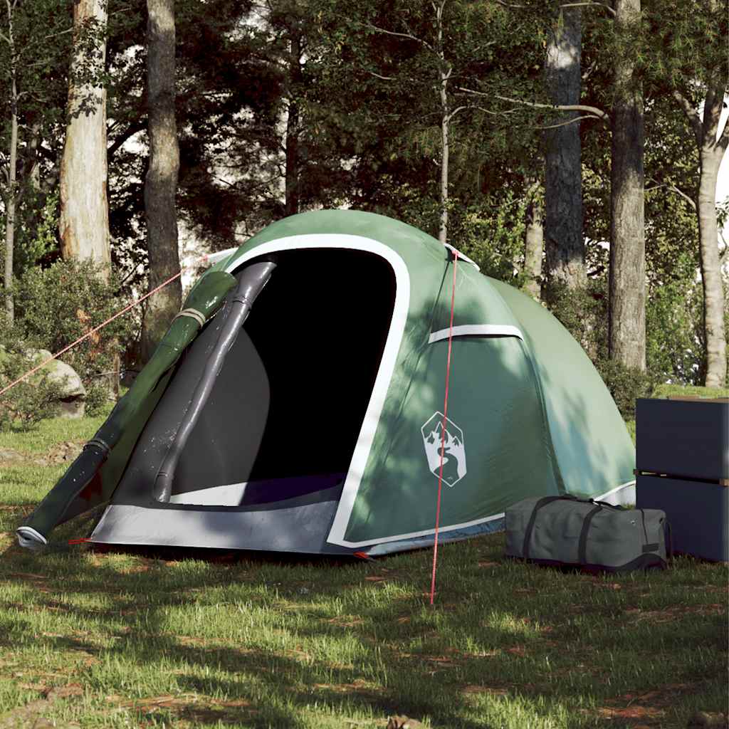 2-personers campingtelt vandtæt grøn billede