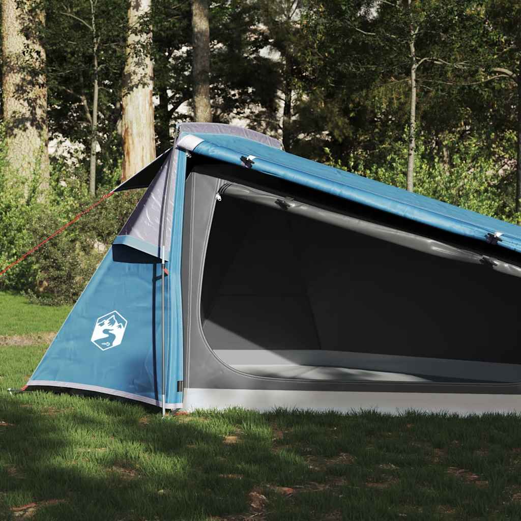 2-personers campingtelt vandtæt blå billede