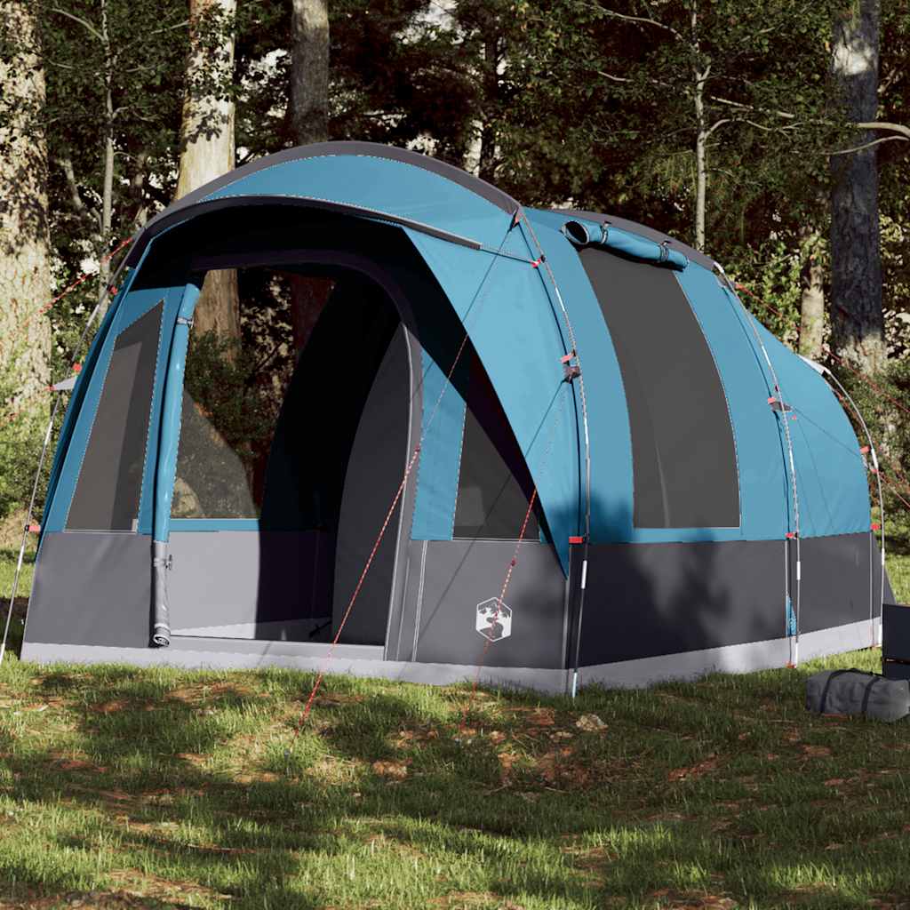 3-personers campingtelt vandtæt blå billede
