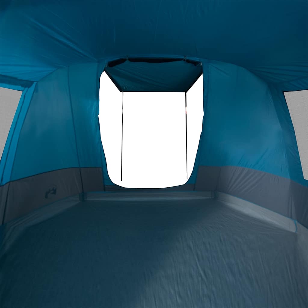 4-personers campingtelt vandtæt blå