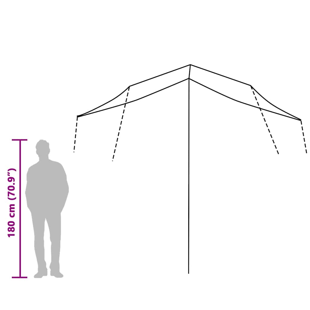 tarp 360x294 cm vandtæt grøn