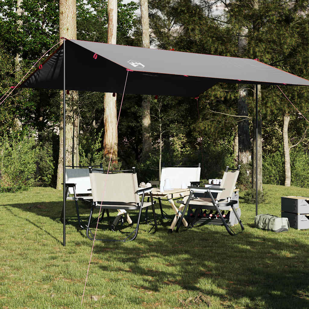 tarp 360x294 cm vandtæt grå og orange billede