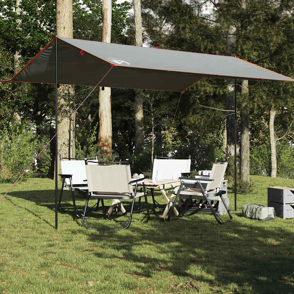 tarp 400x294 cm vandtæt grå og orange billede