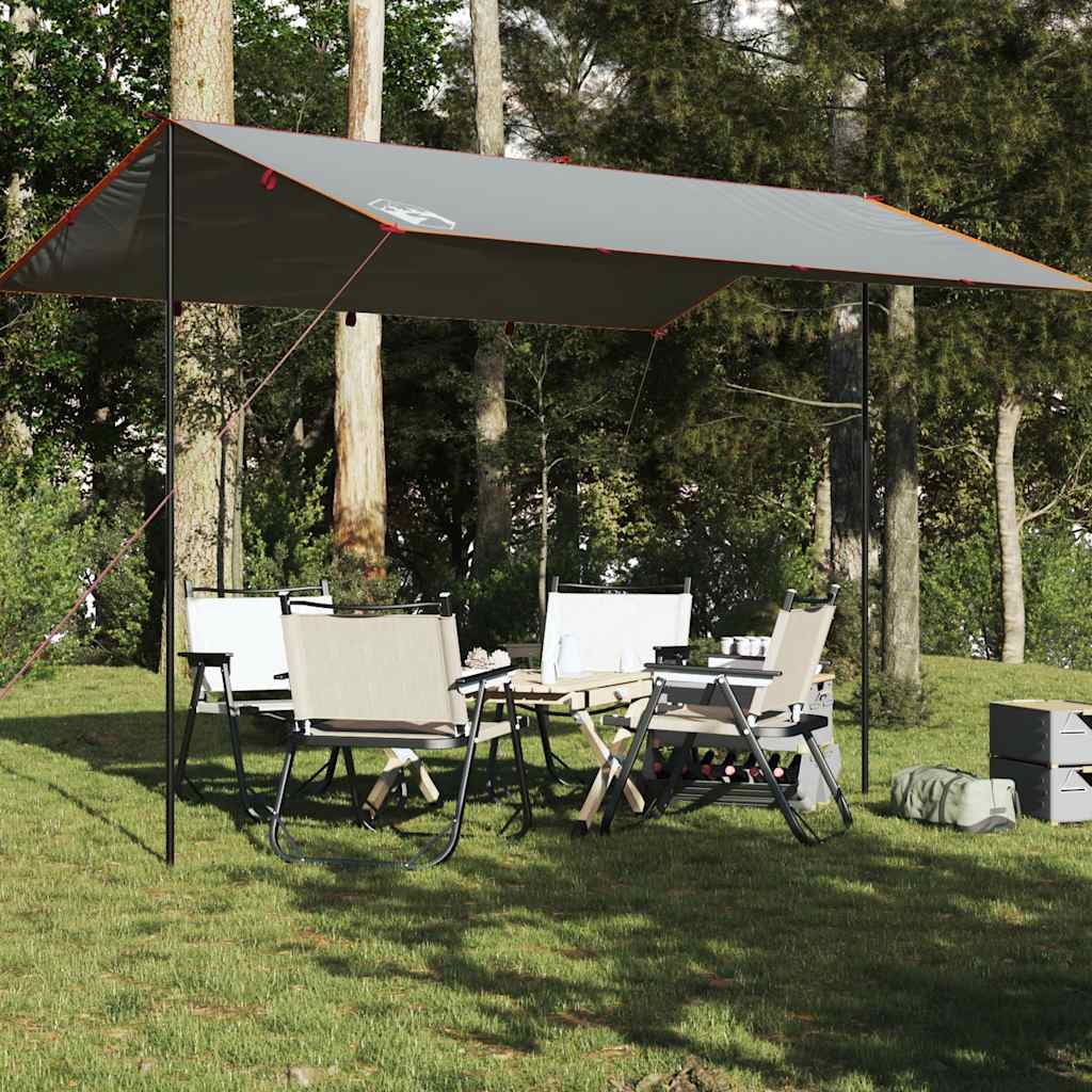 tarp 400x294 cm vandtæt grå og orange billede