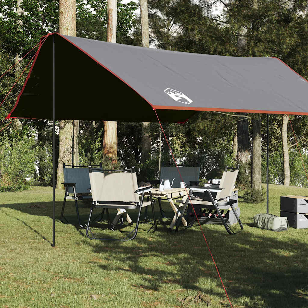 tarp 430x380x210 cm vandtæt grå og orange billede