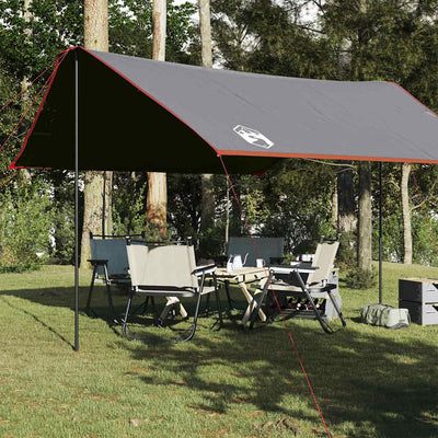 tarp 430x380x210 cm vandtæt grå og orange