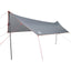 tarp 460x305x210 cm vandtæt grå og orange