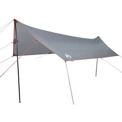 tarp 460x305x210 cm vandtæt grå og orange