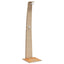 havebruser 55x60x224 cm polyrattan og akacietræ beige
