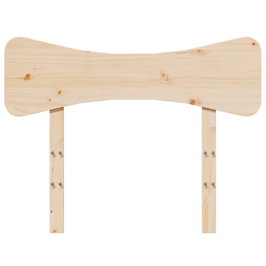 sengegavl 90 cm massivt fyrretræ