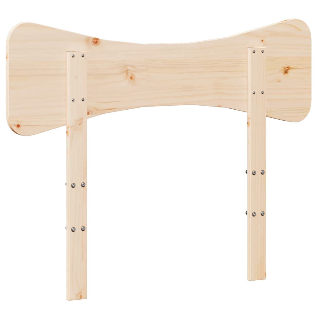 sengegavl 90 cm massivt fyrretræ