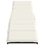 liggestole 2 stk. med bord polyrattan sort