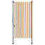 udendørs rullegardin 100x270 cm stof og stål orange og hvid