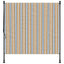 udendørs rullegardin 200x270 cm stof og stål gul og hvid