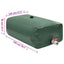 vandtank med hane sammenfoldelig 1000 l PVC