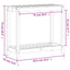plantebord med hylde 82,5x35x75 cm massivt douglasgran