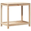 plantebord med hylde 82,5x50x75 cm massivt fyrretræ