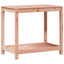 plantebord med hylde 82,5x50x75 cm massivt douglasgran