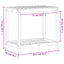 plantebord med hylde 82,5x50x75 cm massivt douglasgran