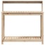 plantebord med hylder 108x50x109,5 cm massivt fyrretræ