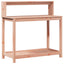 plantebord med hylder 108x50x109,5 cm massivt douglasgran