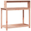 plantebord med hylder 108x50x109,5 cm massivt douglasgran