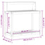 plantebord med hylder 108x50x109,5 cm massivt douglasgran