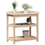 plantebord med hylder 82,5x45x86,5 cm massivt fyrretræ