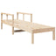 liggestol 199,5x62x55 cm massivt fyrretræ