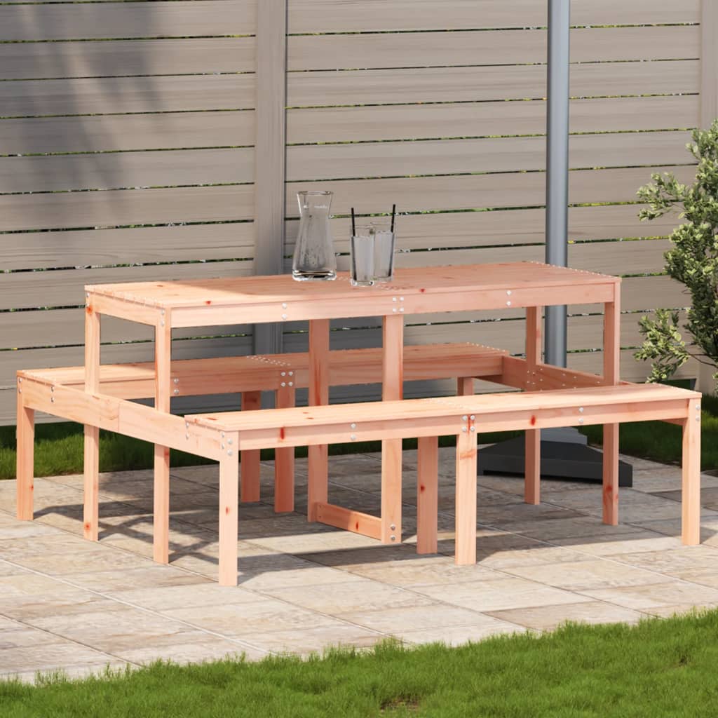 picnicbord 160x134x75 cm massivt douglasgran billede