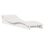liggestole 2 stk. 205x60x31,5 cm massivt fyrretræ hvid