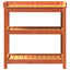 plantebord med hylder 82,5x45x86,5 cm massivt fyrretræ brun