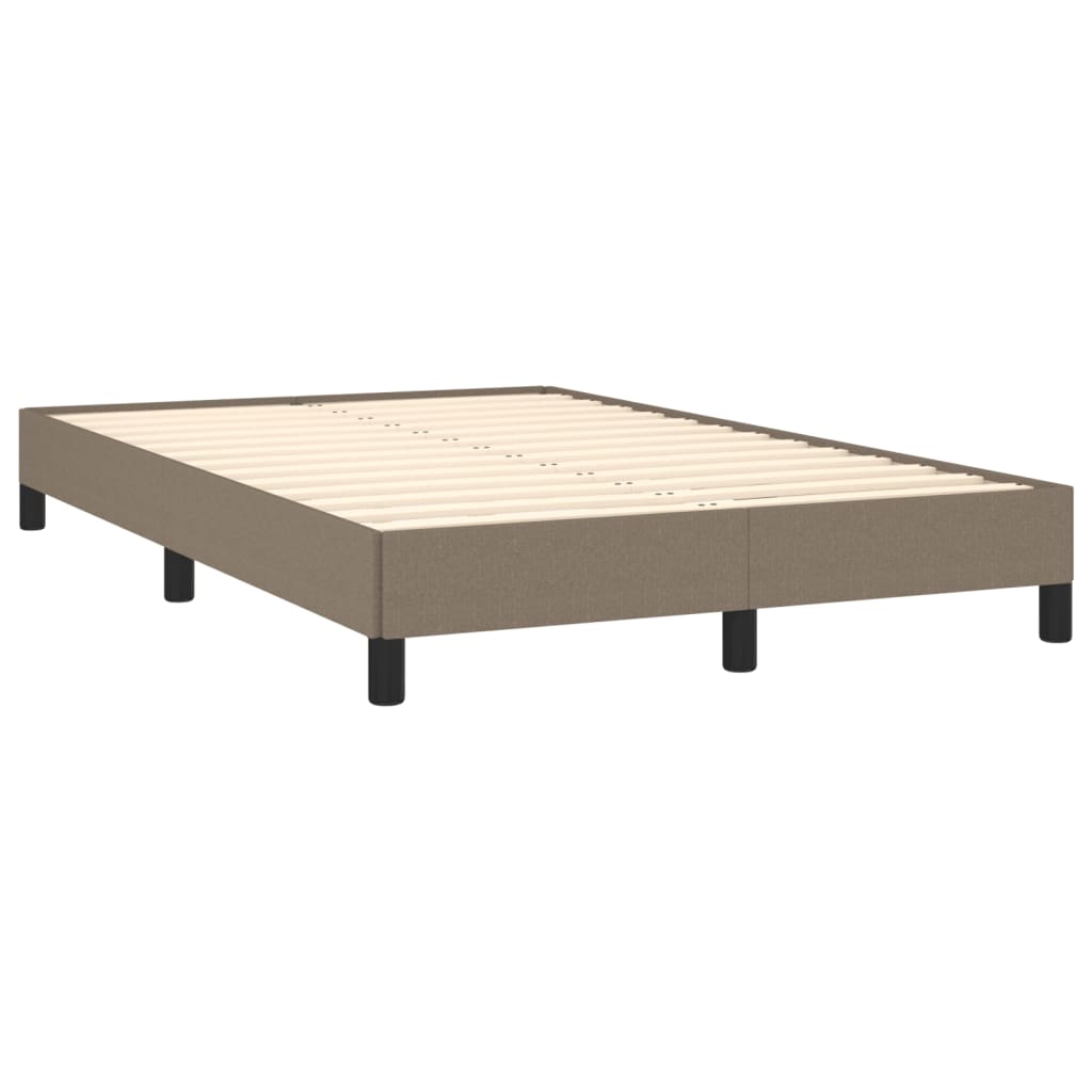 sengeramme uden madras 120x190 cm stof gråbrun