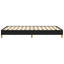 sengeramme uden madras 120x190 cm stof sort