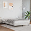 sengeramme uden madras 120x190 cm kunstlæder enkeltseng hvid