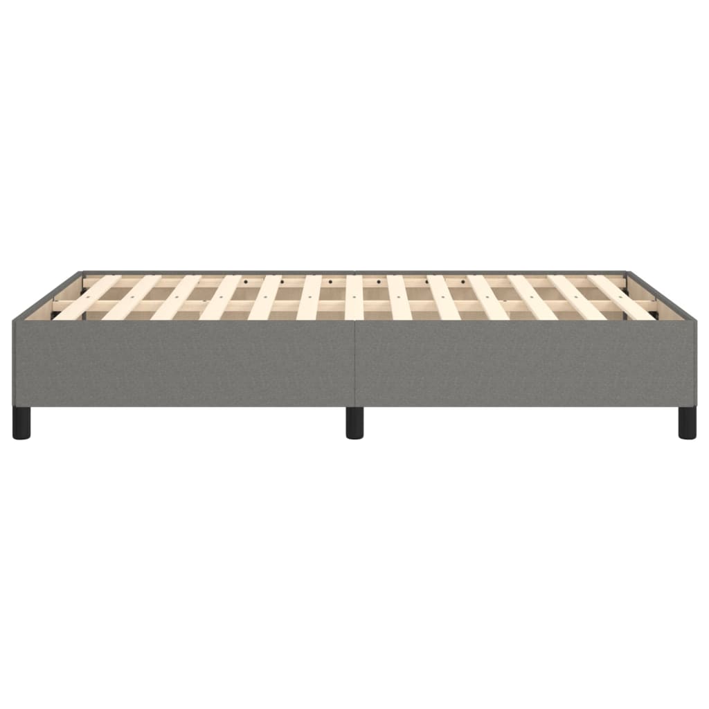 sengeramme uden madras 120x190 cm stof enkeltseng Mørkegrå
