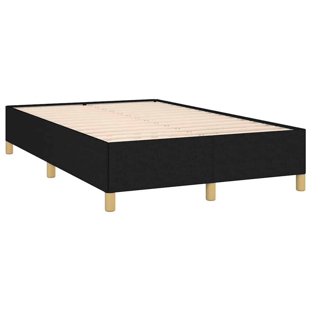 sengeramme uden madras 120x190 cm stof sort