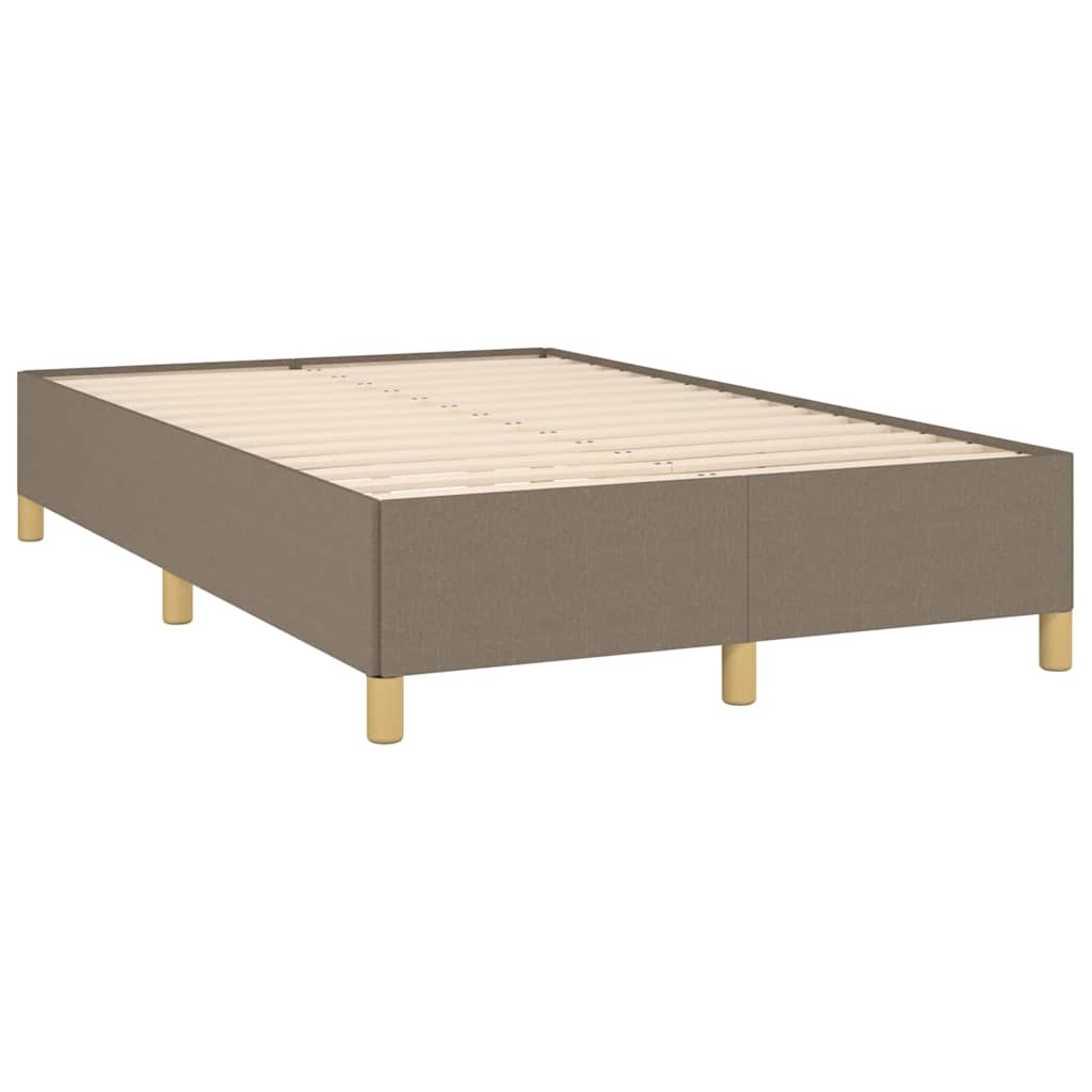 sengeramme uden madras 120x190 cm stof gråbrun