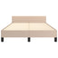 sengeramme uden madras 120x190 cm cappuccino farvet