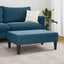 fodskammel 77x55x31 cm velour blå