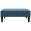 fodskammel 77x55x31 cm velour blå