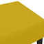 fodskammel 77x55x31 cm velour gul