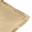 stolehynder med lav ryg 2 stk. 100x50x7 cm stof beige