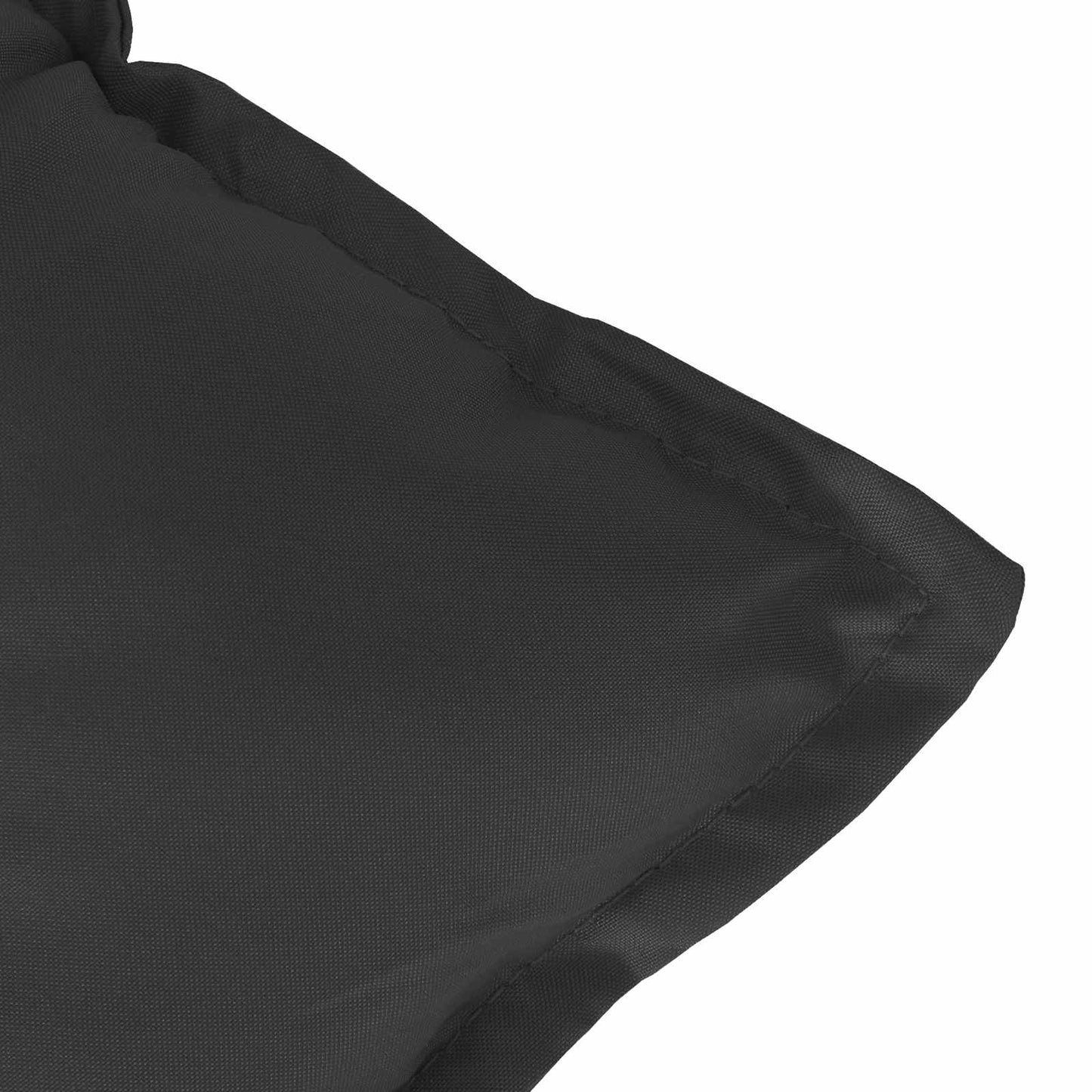Lavrygget Stolepuder Sæt 6 pcs Melange Sort 100 x 50 x 7 cm