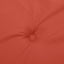 stolehynder med lav ryg 2 stk. 100x50x4 cm stof red