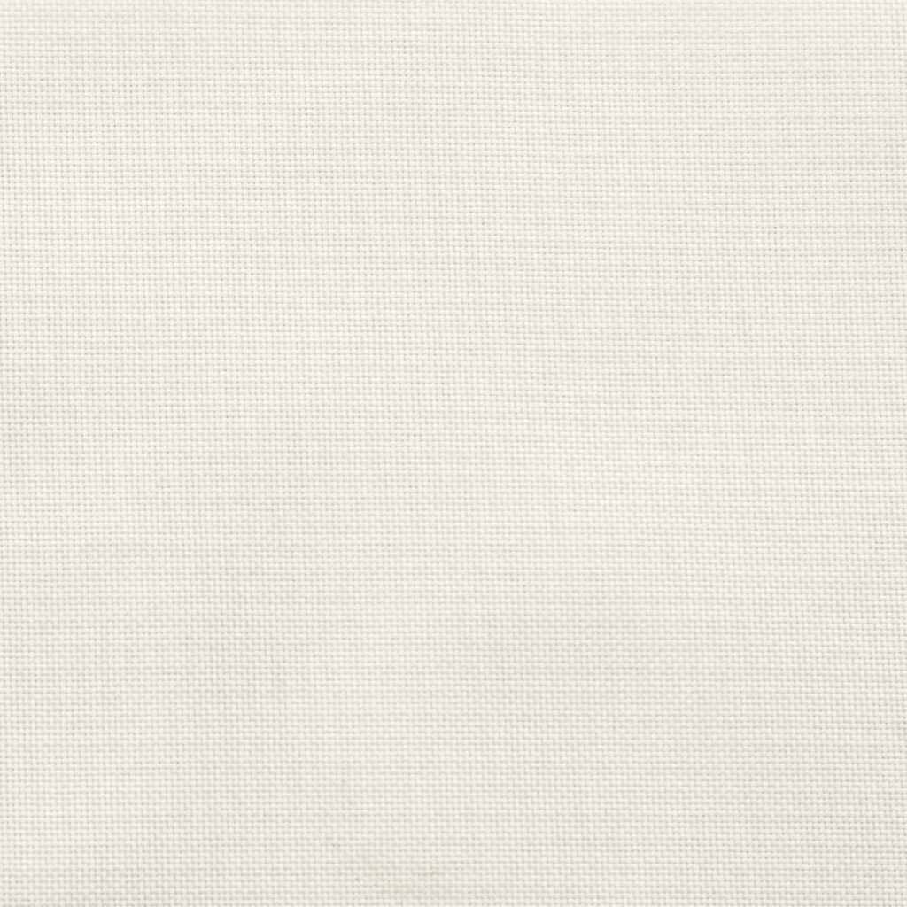 hynde til liggestol 186x58x4 cm stof meleret cremefarvet